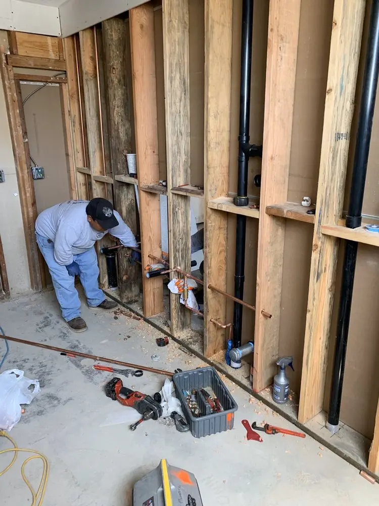 Commercial rough-in plumbing for Gas Line Repair in Defiance